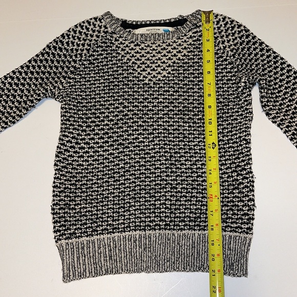 Anthropologie Sparrow Black and White Knit Sweater - Women’s Size XS - Picture 11 of 11